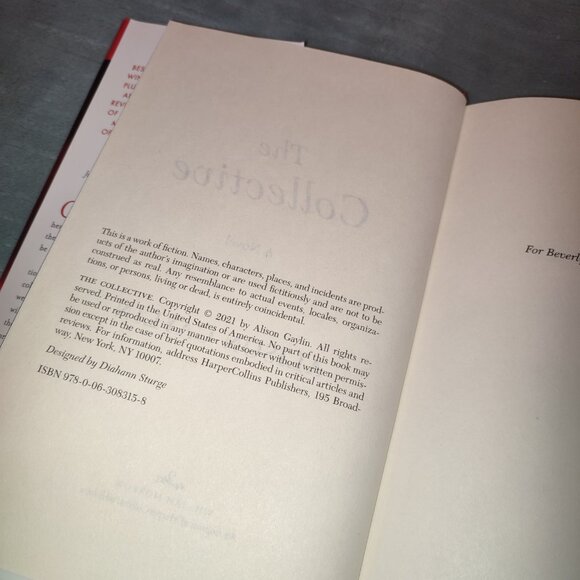 Book The Collective Alison Gaylin No Killer Goes Unpublished Bestseller BOTM - Picture 5 of 7